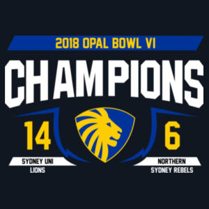 Kids 2018 Opal Bowl Champions Tee Design