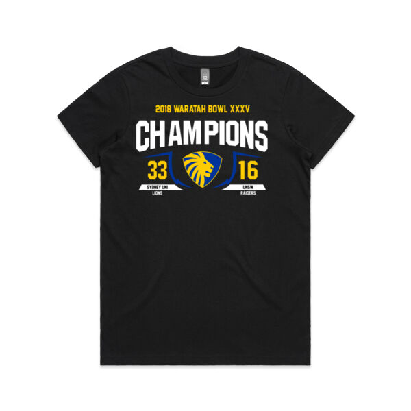 Women's 2018 Waratah Bowl Champions Tee Thumbnail